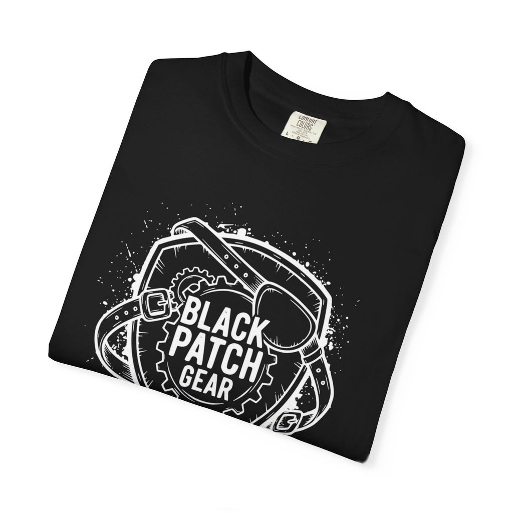 Black Patch Gear Logo (White)
