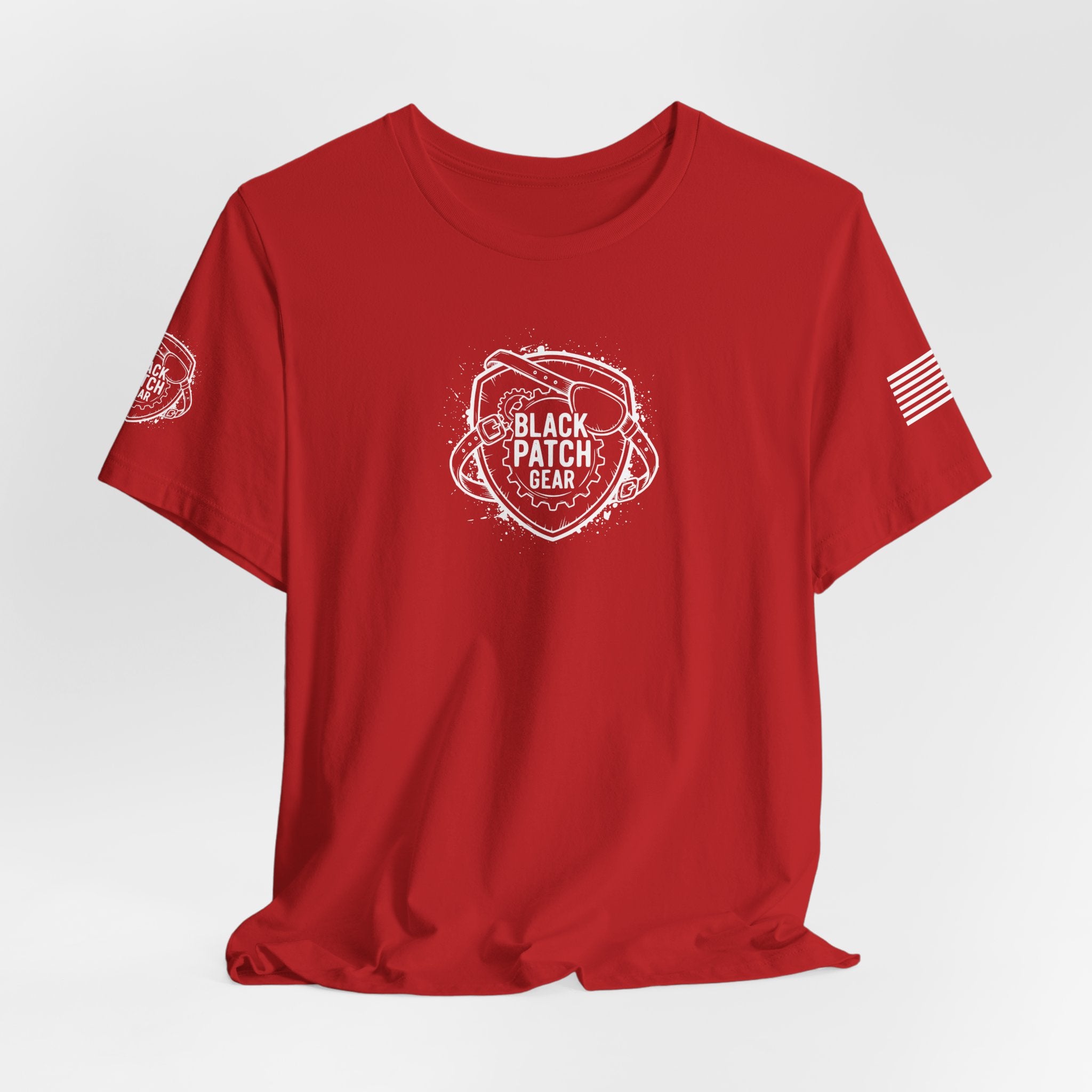 Black Patch Gear Logo (White)